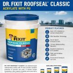 DR. FIXIT ROOFSEAL® CLASSIC : Premium Acrylic Waterproof Coating with PU Technology