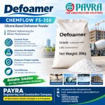 DEFOAMER – CHEMFLOW FS-350: Silicone-Based Defoamer Powder. 25 kg