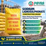 SODIUM LIGNOSULPHONATE :Water-Reducing & Plasticizing Admixture Raw Material